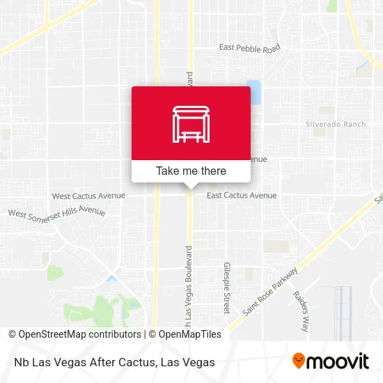 Mapa de Nb Las Vegas After Cactus