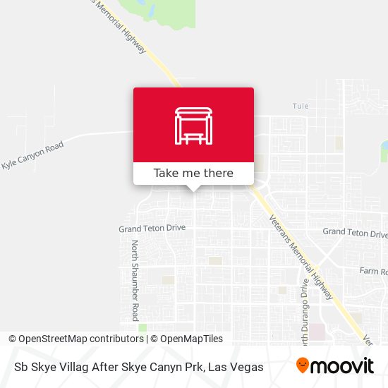 Mapa de Sb Skye Villag After Skye Canyn Prk