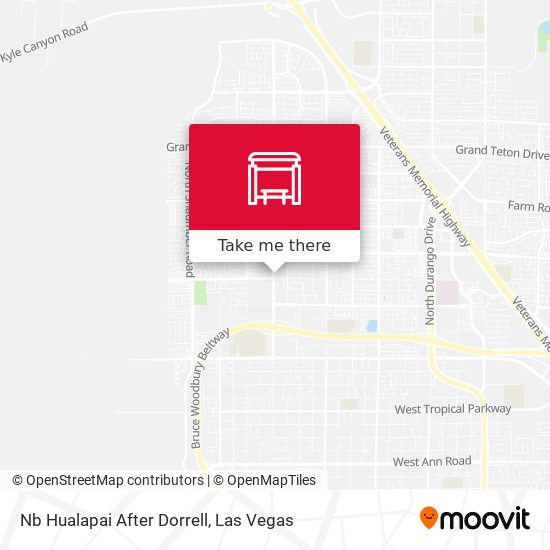 Mapa de Nb Hualapai After Dorrell