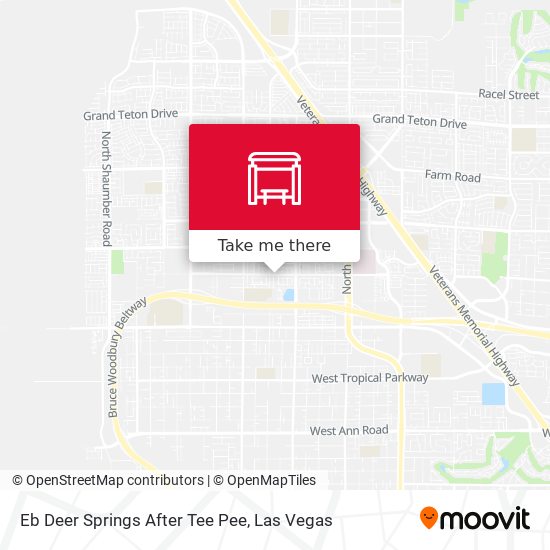 Eb Deer Springs After Tee Pee map