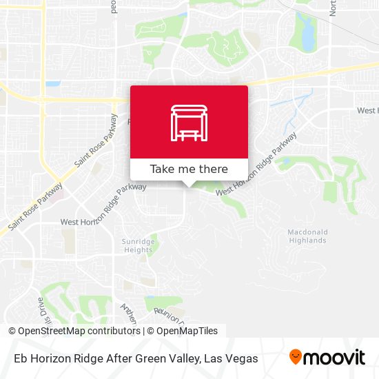 Eb Horizon Ridge After Green Valley map