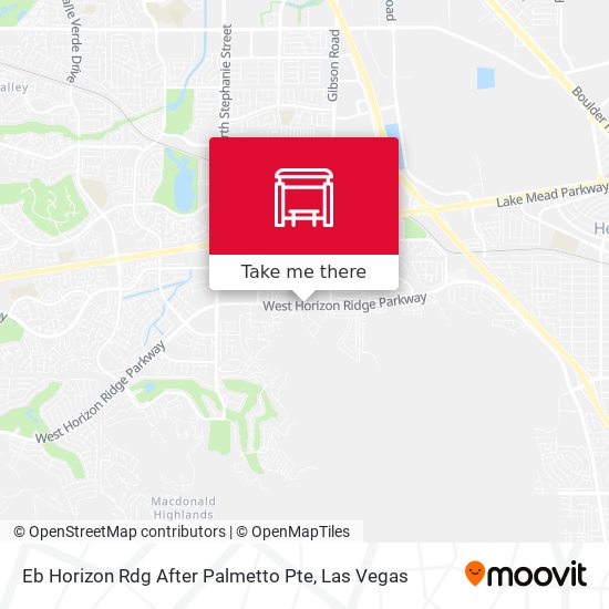 Mapa de Eb Horizon Rdg After Palmetto Pte