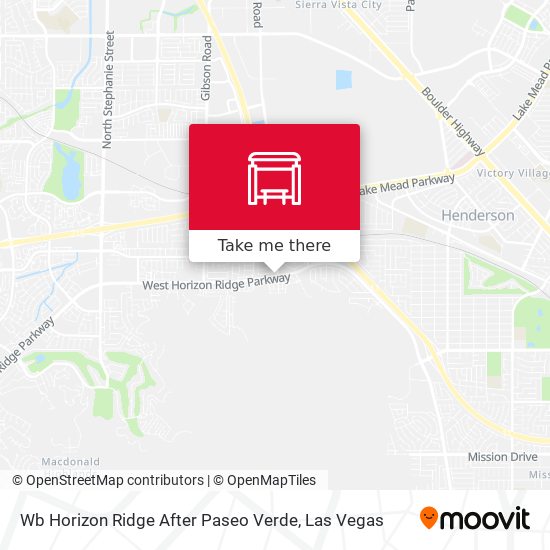 Wb Horizon Ridge After Paseo Verde map