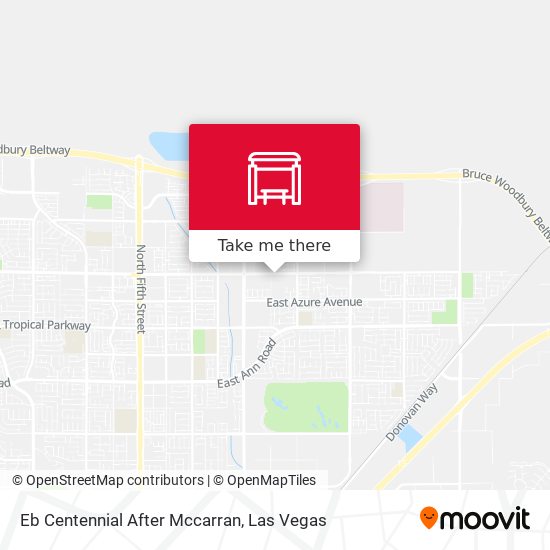Mapa de Eb Centennial After Mccarran
