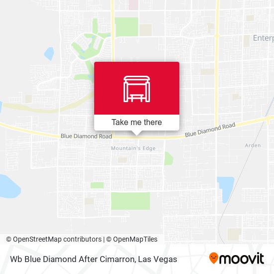 Mapa de Wb Blue Diamond After Cimarron