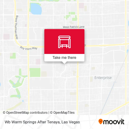 Mapa de Wb Warm Springs After Tenaya