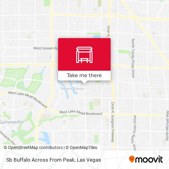 Mapa de Sb Buffalo Across From Peak