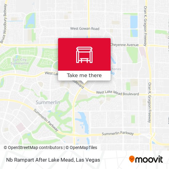 Mapa de Nb Rampart After Lake Mead