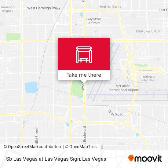 Sb Las Vegas at Las Vegas Sign map