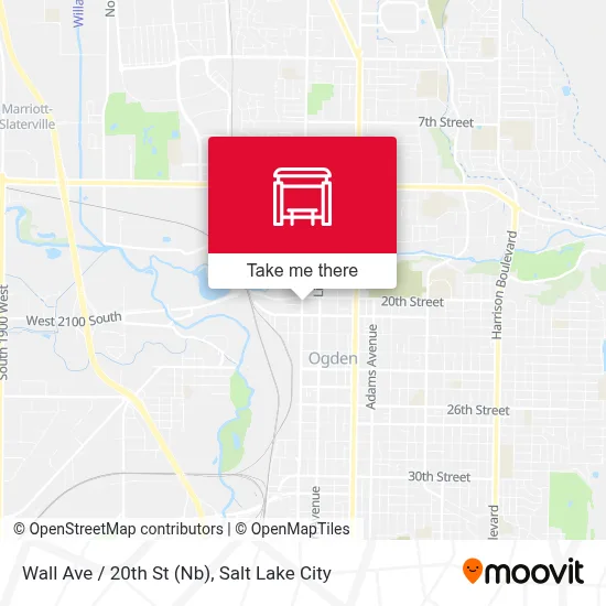 Wall Ave / 20th St (Nb) map