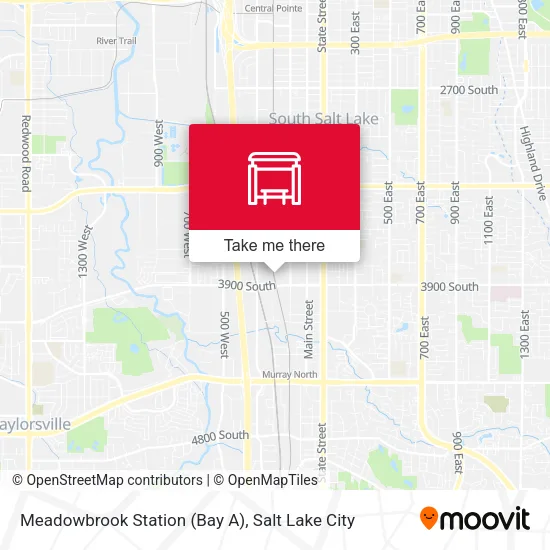 Meadowbrook Station (Bay A) map