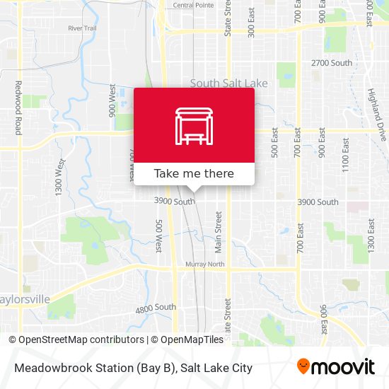 Meadowbrook Station (Bay B) map