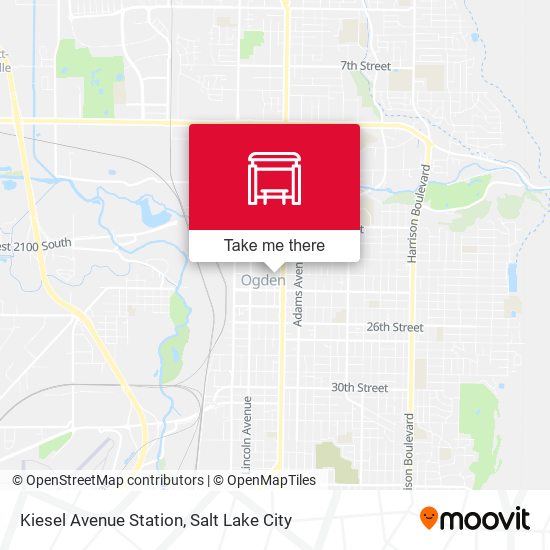 Mapa de Kiesel Avenue Station