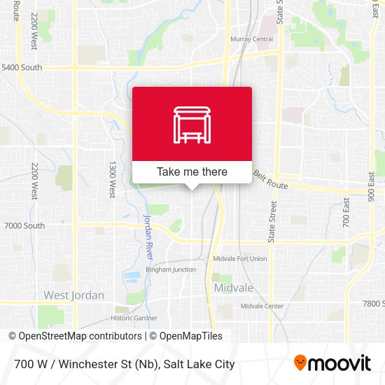 Mapa de 700 W / Winchester St (Nb)