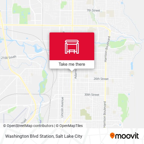 Mapa de Washington Blvd Station