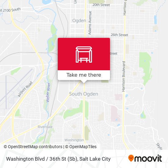 Mapa de Washington Blvd / 36th St (Sb)