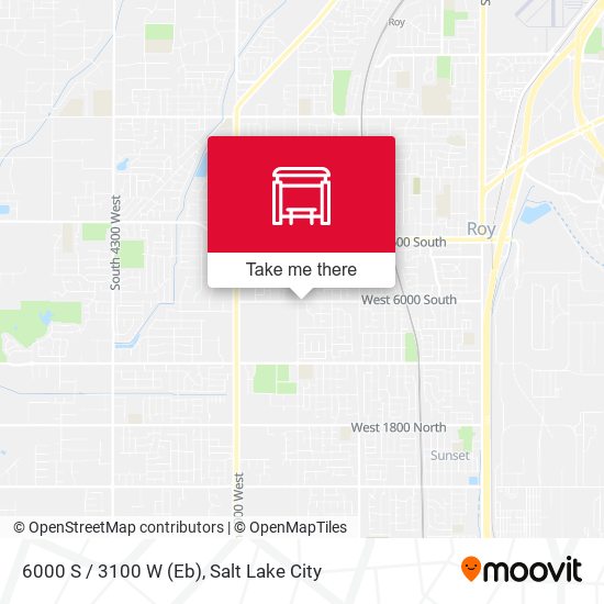 6000 S / 3100 W (Eb) map