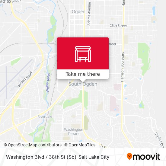 Mapa de Washington Blvd / 38th St (Sb)