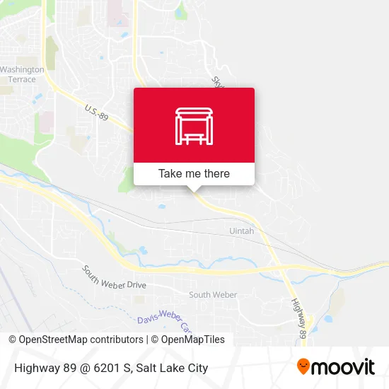 Highway 89 @ 6201 S map