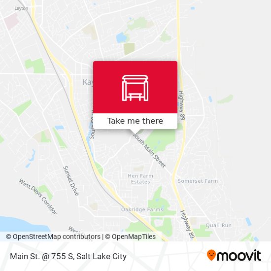 Main St. @ 755 S map