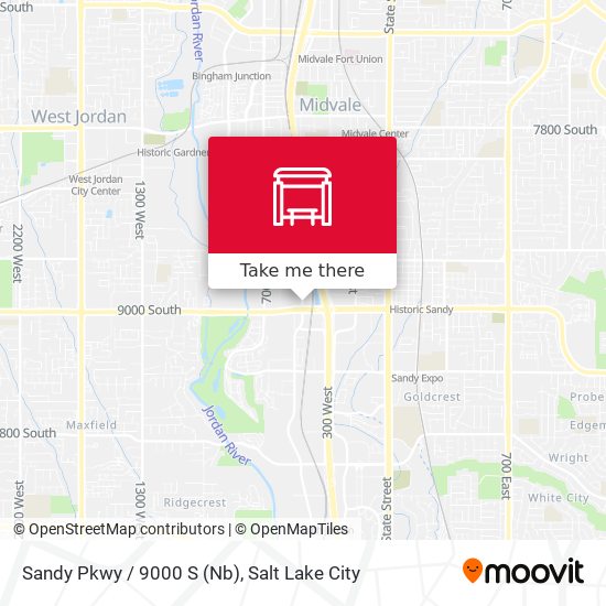 Sandy Pkwy / 9000 S (Nb) map