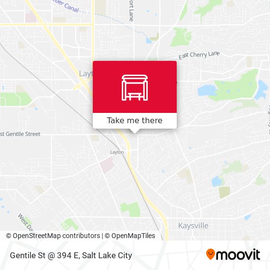 Gentile St @ 394 E map