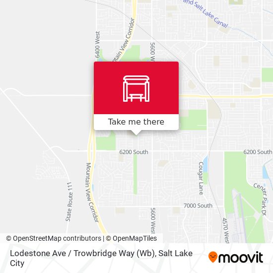 Mapa de Lodestone Ave / Trowbridge Way (Wb)