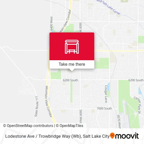 Lodestone Ave / Trowbridge Way (Wb) map
