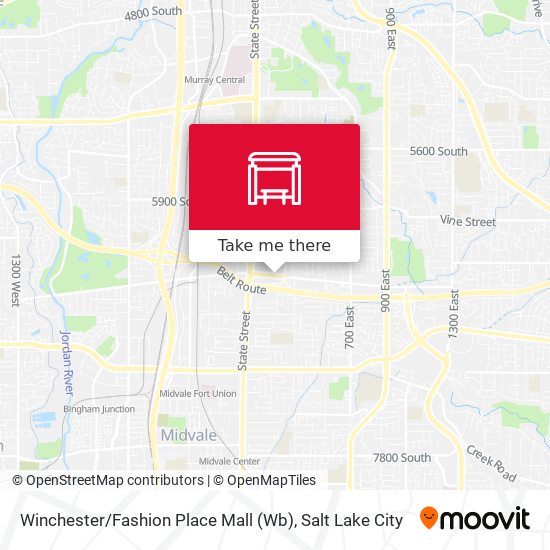 Mapa de Winchester / Fashion Place Mall (Wb)