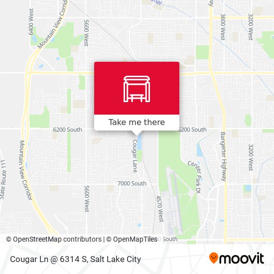 Mapa de Cougar Ln @ 6314 S