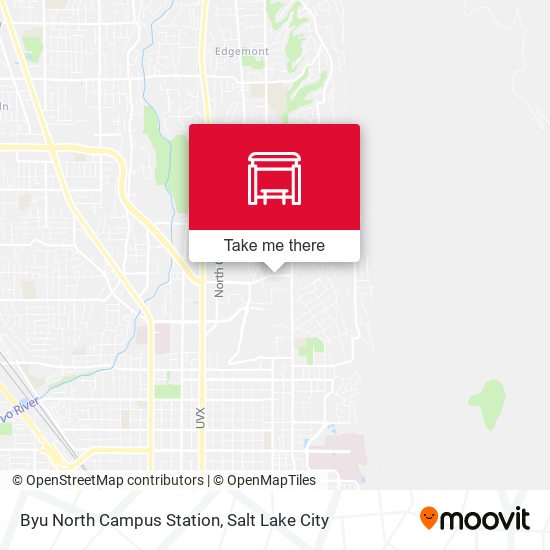 Byu North Campus Station map