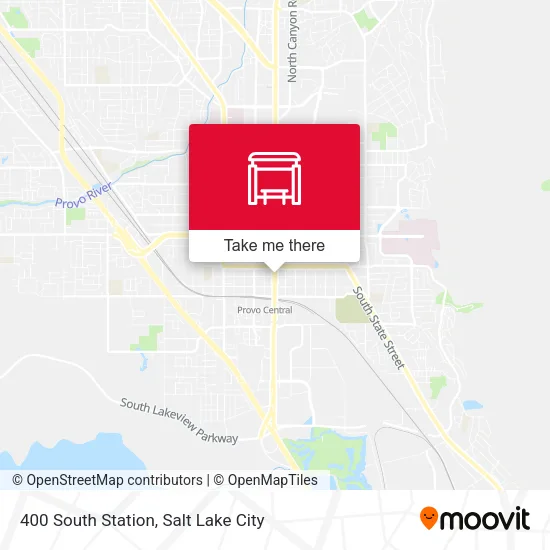 400 South Station map