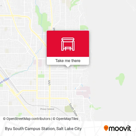 Byu Elementary Education Map How To Get To Byu South Campus Station In Salt Lake City By Bus Or Train?