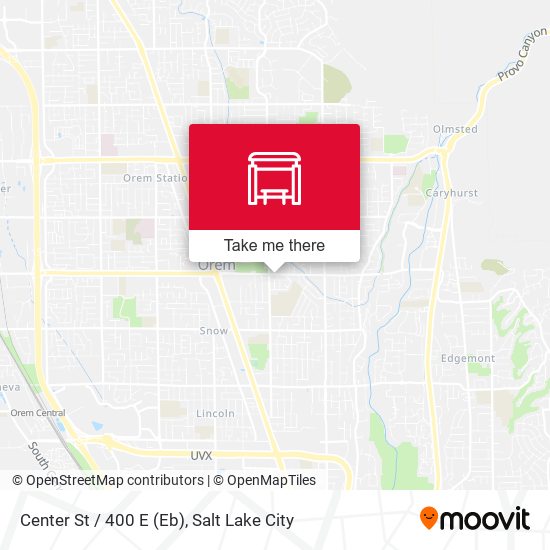 Center St / 400 E (Eb) map