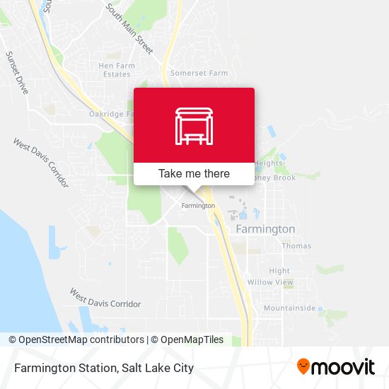 Farmington Station map