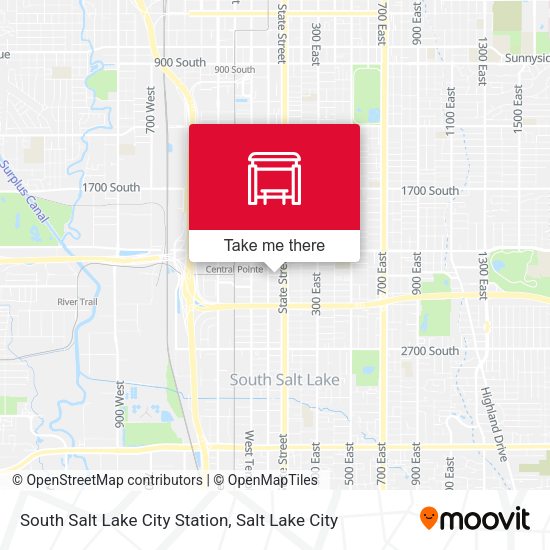 South Salt Lake City Station map