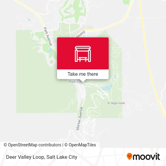 Deer Valley Loop map