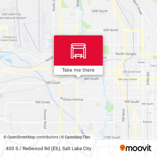400 S / Redwood Rd (Eb) map