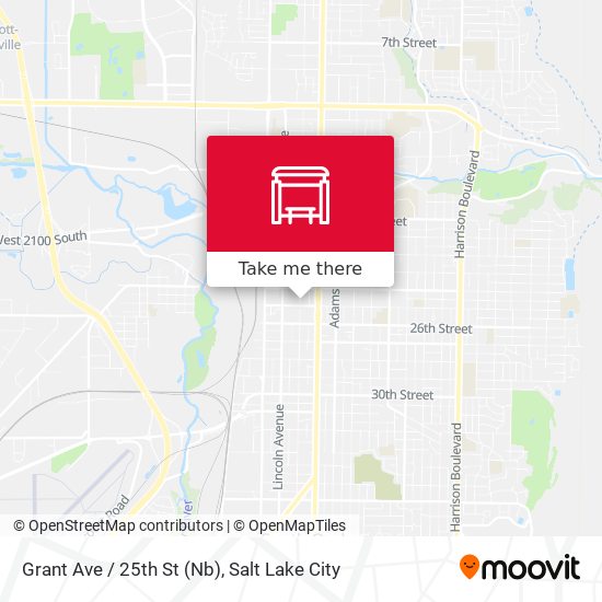 Mapa de Grant Ave / 25th St (Nb)