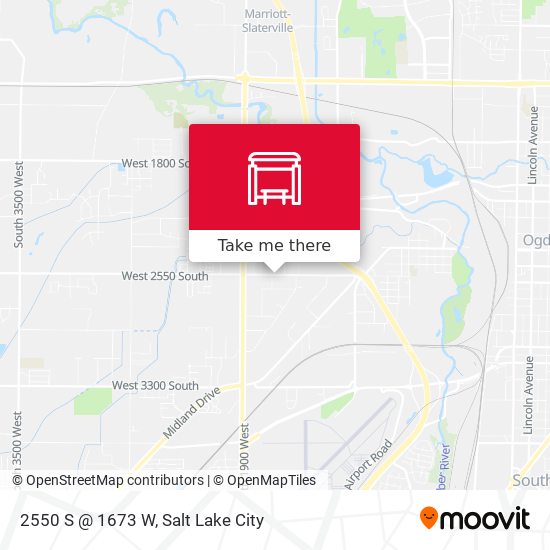 2550 S @ 1673 W map