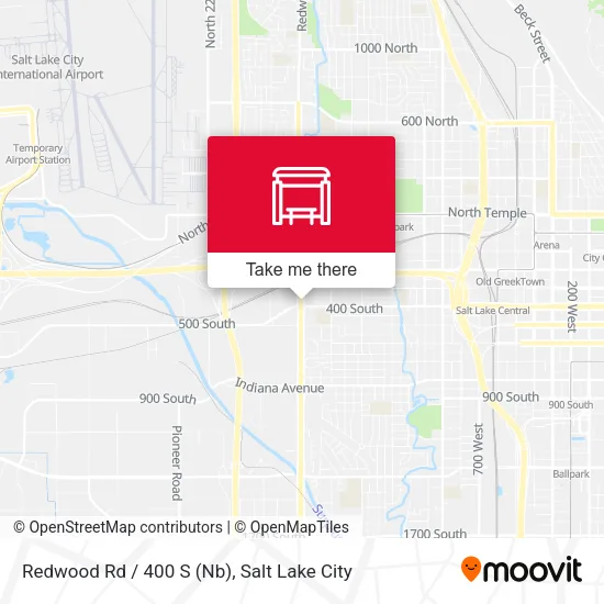 Mapa de Redwood Rd / 400 S (Nb)