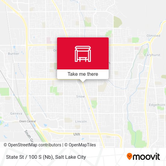 State St / 100 S (Nb) map