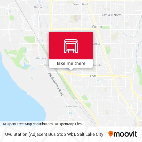 Mapa de Uvu Station (Adjacent Bus Stop Wb)