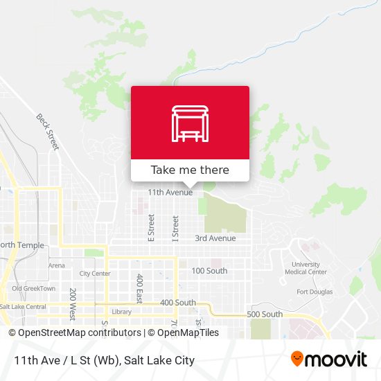 11th Ave / L St (Wb) map