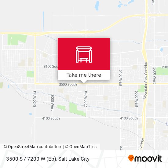 3500 S / 7200 W (Eb) map