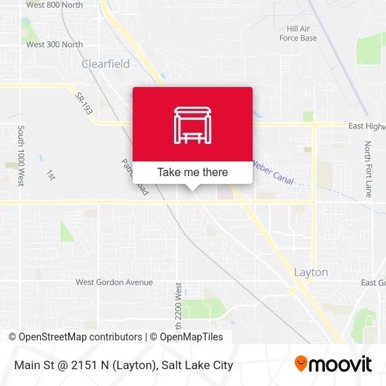 Mapa de Main St @ 2151 N    (Layton)