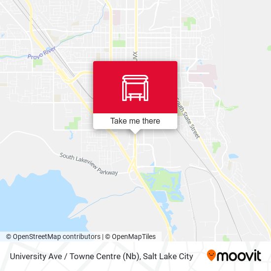 Mapa de University Ave / Towne Centre (Nb)