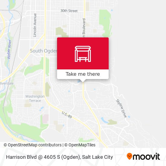 Harrison Blvd @ 4605 S   (Ogden) map