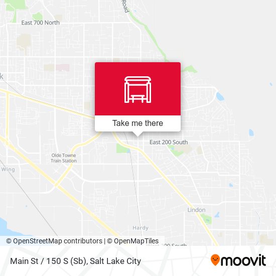 Main St / 150 S (Sb) map