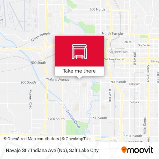 Navajo St / Indiana Ave (Nb) map